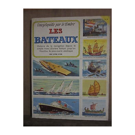L'éncyclopédie par le timbre Les bateaux par w lindquist cocorico