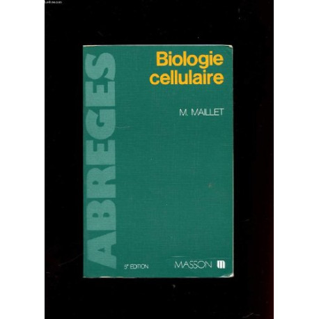 BIOLOGIE CELLULAIRE BIOLOGIE CELLULAIRE