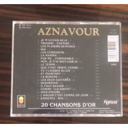 AZNAVOUR - 20 CHANSONS D'OR