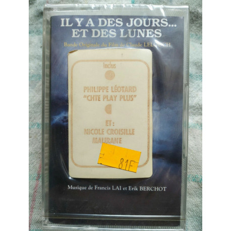 Il y a des jours et de lunes Bande Originale Cassette Audio NEUVE... Il y a des jours et de lunes Bande Originale Cassette Audio NEUVE...