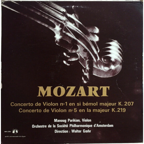 Concerto De Violon N°1 En Si Bémol Majeur K.207 Concerto De Violon... Concerto De Violon N°1 En Si Bémol Majeur K.207 Concerto De Violon...