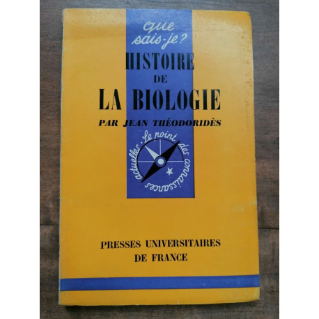 Histoire de la biologie Histoire de la biologie