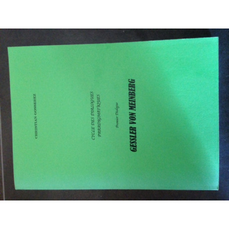 CYCLE DES DIALOGUES PARADIGMATIQUES - PREMIER DIALOGUE - GESSLER... CYCLE DES DIALOGUES PARADIGMATIQUES - PREMIER DIALOGUE - GESSLER...