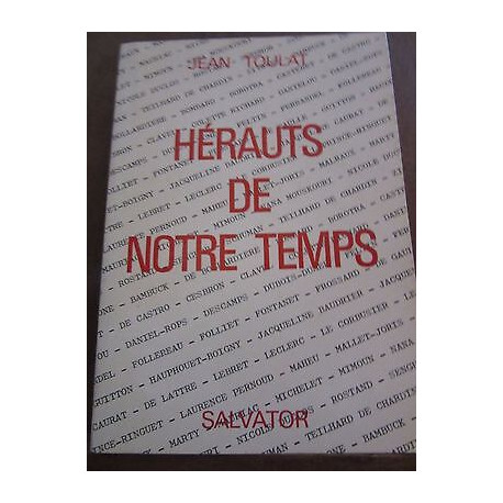 Jean toulat Hérauts de notre temps