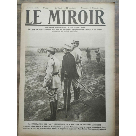Le Miroir n212 16 Décembre 1917