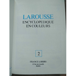 Larousse encyclopédique en couleurs Tome 1 - a aplaco Tome 2...