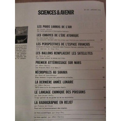 Sciences avenir n299 janv radiographie en relief langage des poissons