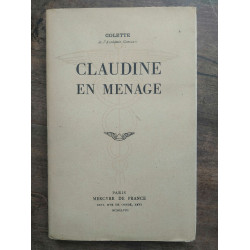 colette Claudine en menage Mercure de france