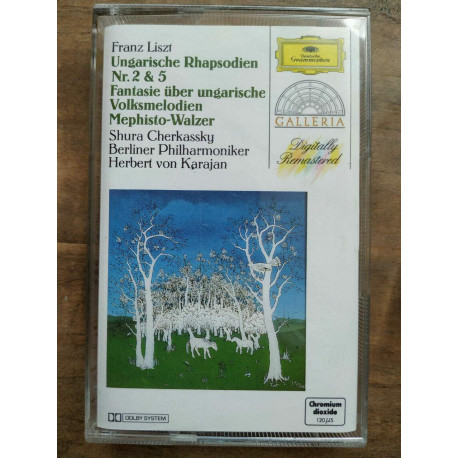 Liszt Fantasie uber ungarische - Herbert von Karajan Cassette Audio-K7