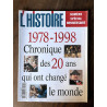 L'Histoire N220 Chronique des 20 ans qui ont changé le monde