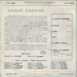 Andre Chénier Dit Par Jean Bolo