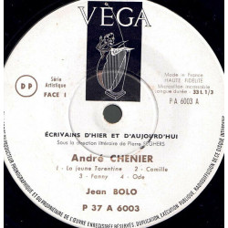 Andre Chénier Dit Par Jean Bolo
