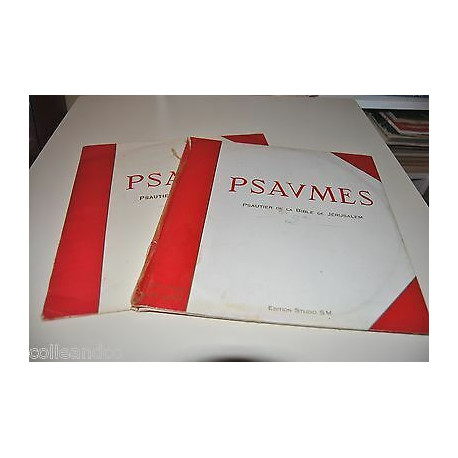 Vinyle 12 30cm PSAUMES 1-2 Psautier de la Bible de Jérusalem SM... Vinyle 12 30cm PSAUMES 1-2 Psautier de la Bible de Jérusalem SM...