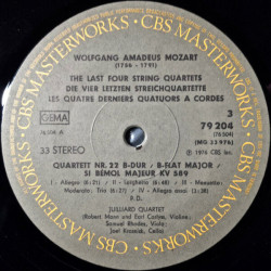 Die Vier Letzten Streichquartette [ The Last Four String Quartets...