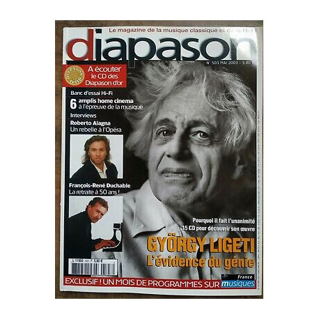diapason Le Magazine de la Musique Classique et de la Hifi Nº503... diapason Le Magazine de la Musique Classique et de la Hifi Nº503...