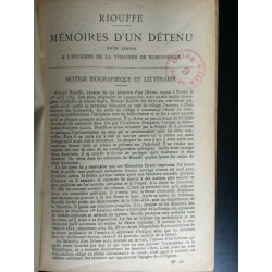 Ripuffe Mémoires d'un détenu