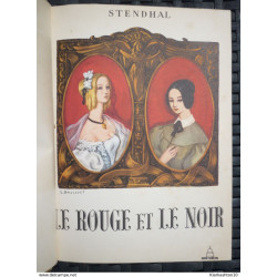 Le rouge et le noir aquarelles de S. Ballivet