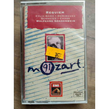 Mozart Requiem Wolfgang Gönnenwein Cassette Audio-K7 NEUVE SOUS...