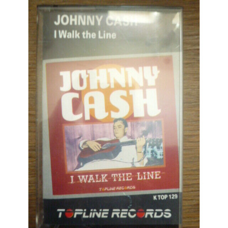 Johnny Cash i walk the line Cassette Topline Records KTOP 129