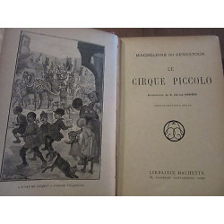 Magdeleine du genestoux le Cirque piccolo Librairie Hachette