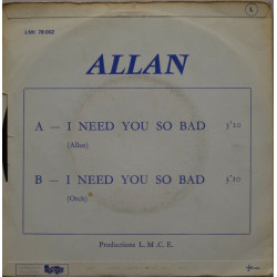I Need You So Bad
