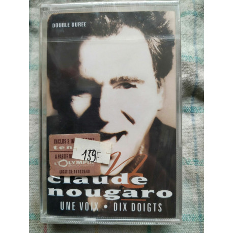 Claude Nougaro Une voix dix doigts Cassette Audio-K7 NEUVE SOUS... Claude Nougaro Une voix dix doigts Cassette Audio-K7 NEUVE SOUS...