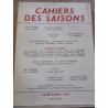 Cahiers des Saisons n25 Printemps julliard sp no