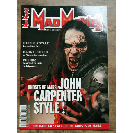 Mad Movies Nº 136 Novembre 2001