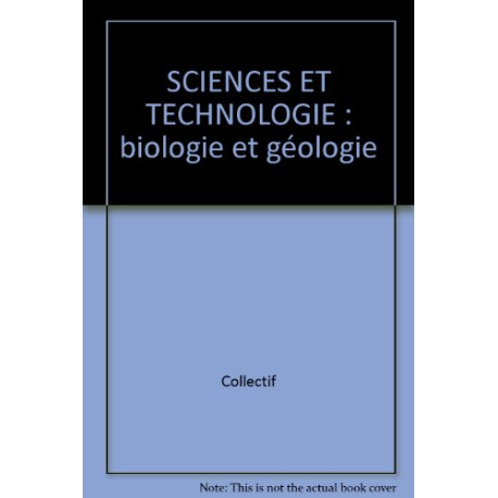 Biologie et géologie Biologie et géologie
