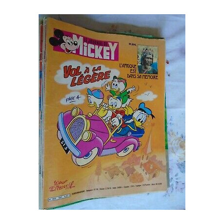 Le Journal de Mickey hebdomadaire N 1601