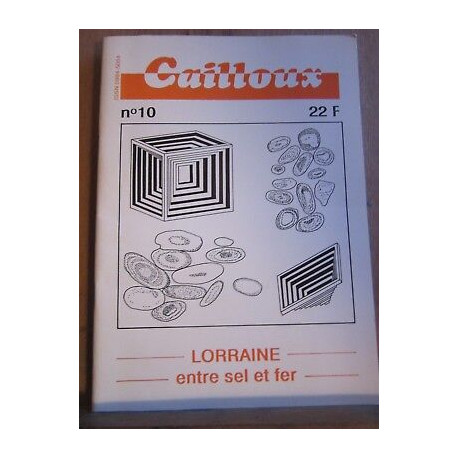 Cailloux N10 Lorraine entre sel et fer revue de géologie