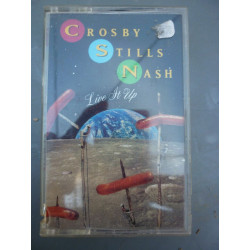 Crosby Stills Nash Live it up Cassette Atlantic 82107-4