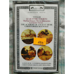 Vivaldi The Four Seasons Christopher Hogwood Cassette Audio-K7 NEUVE