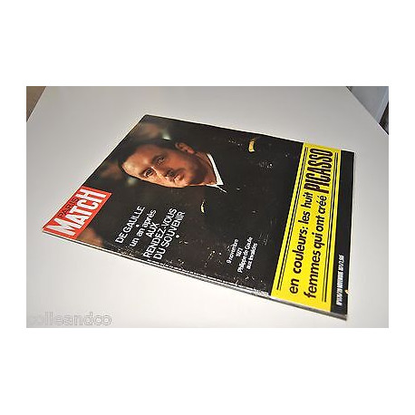 PARIS MATCH n 1176 Général Charles de Gaulle Picasso 1971