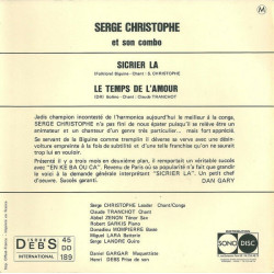 Sicrier La / Le Temps De L'Amour