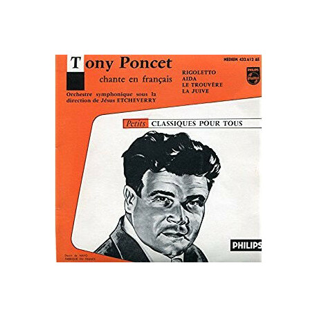 Tony Poncet Chante En Français