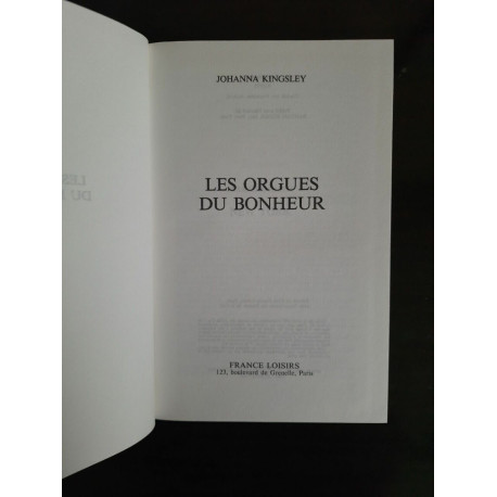 Les Orgues du Bonheur France loisirs Les Orgues du Bonheur France loisirs