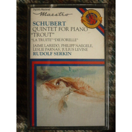 Schubert Quintet pour piano La Truite-Laredo-Naegele-Serkin CBS... Schubert Quintet pour piano La Truite-Laredo-Naegele-Serkin CBS...