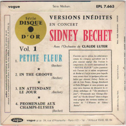 Vol.1 Inédits : En Concert "Petite Fleur"