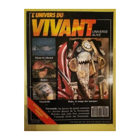 L'Univers Du Vivant Nº 24 Universe Alive Octobre 1987
