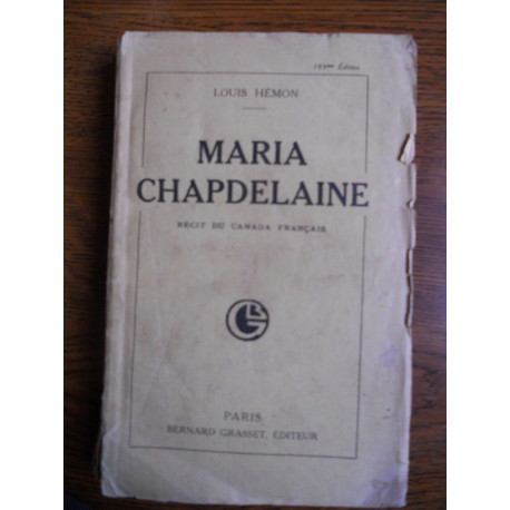 Louis hémon Maria chapdelaine