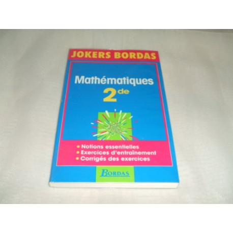 JOKE.201 MATHS 2EME NP 96 (Ancienne Edition) JOKE.201 MATHS 2EME NP 96 (Ancienne Edition)