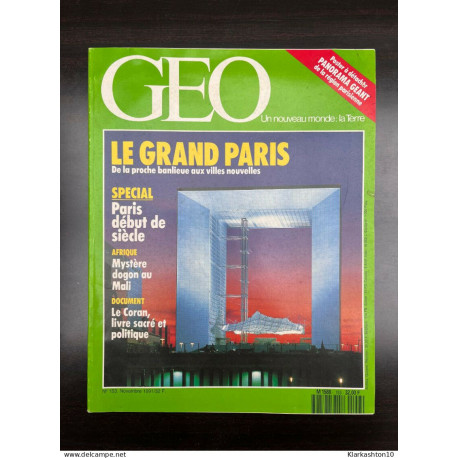 Magazine GEO N°153 Novembre 1991