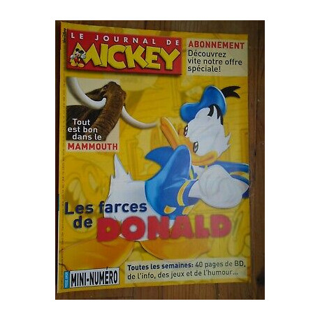 Le Journal de Mickey Mini Numéro N 2727 Bis