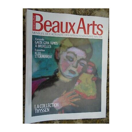 Beaux Arts n 29 Novembre 1985