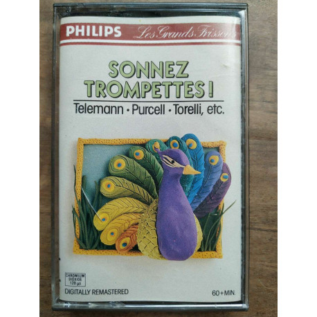 Sonnez Trompettes - Telemann Purcell Cassette Audio-K7 Philips