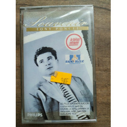 Souvenir Tony Poncet Cassette Audio-K7 NEUVE SOUS BLISTER