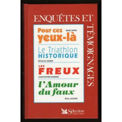Lot de 4 livres ENQUETES et TEMOIGNAGES RELIES