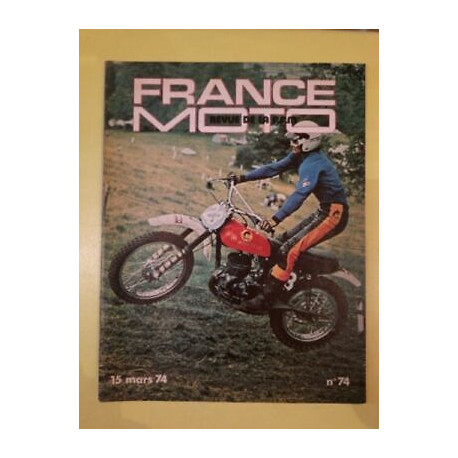 France Moto Revue de La f f m Nº 74 Mars 1974