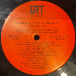 Instant Rice-The Best Of Bobby G